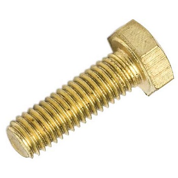 Болт шестигранный М8х80 DIN 933 латунь